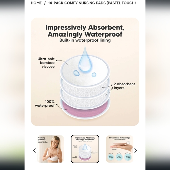 Keababies Nursing Pads - Picture 2 of 3